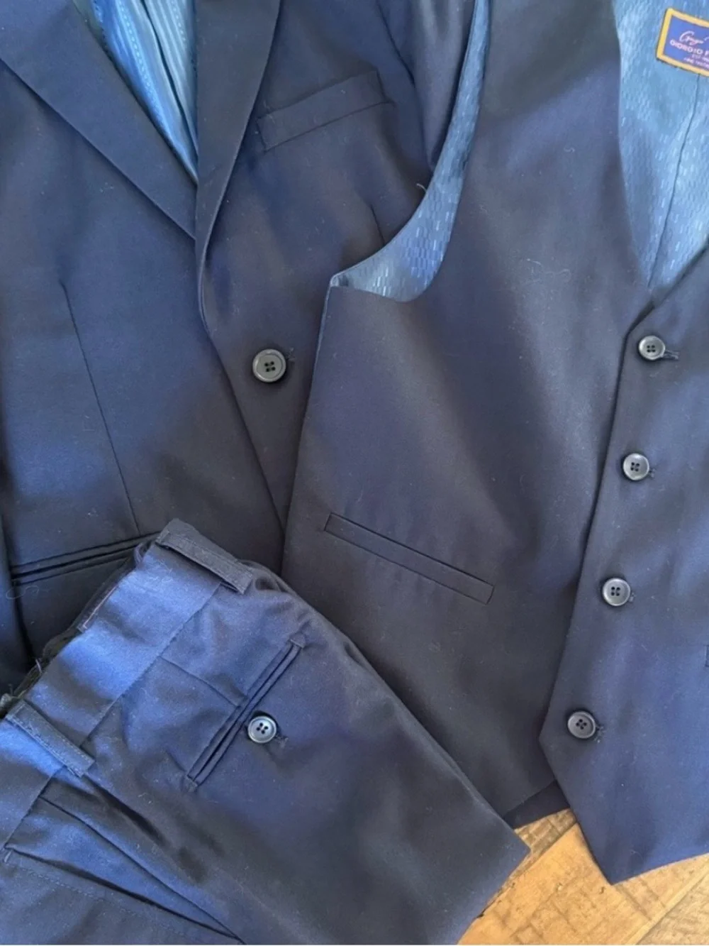 Giorgio Fiorelli Light Blue Boys' 3-Piece Suit Size 6